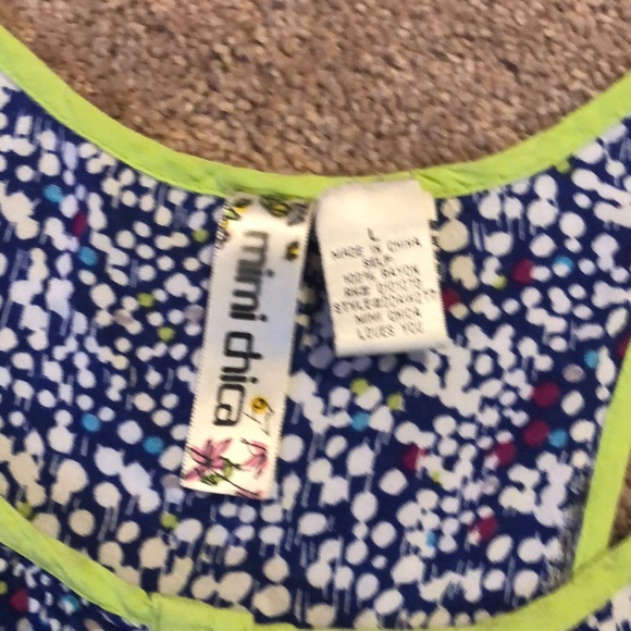 Blue patterned sundress - Picture 3 of 3